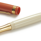 Peach and Ivory Kaweco Student 70s Retro Rollerball Pen