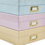 Pink Moire Archival Box