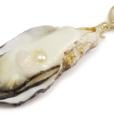 Faux Oyster Keyring